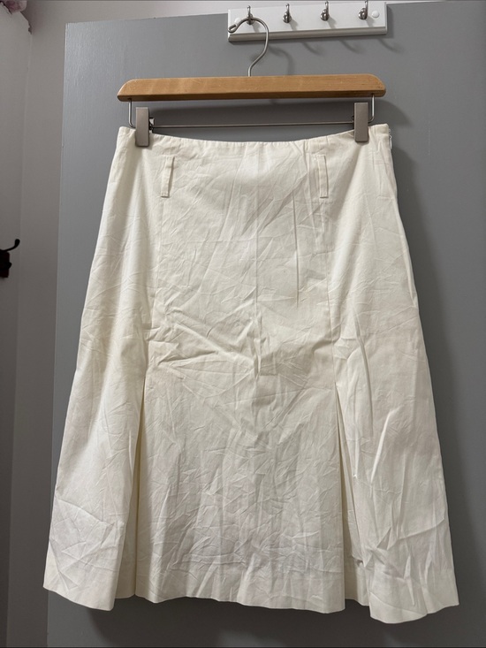 Prada Dresses & Skirts - Prada Made in Italy Women's Cream A-Line Skirt